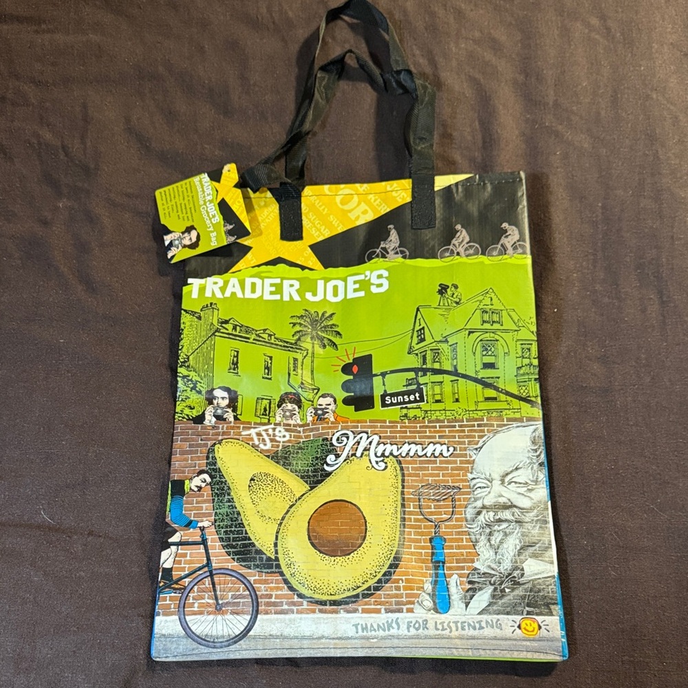 Trader Joe's California State Reusable Tote Bag NWT
